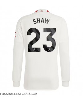 Günstige Manchester United Luke Shaw #23 3rd trikot 2023-24 Langarm